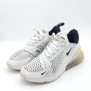 Nike air max 270 white black running AH6789-100 womens size 7